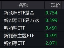 
          
            新能源板块个股走低，新能源相关ETF跌约3%
        