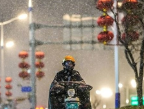 大风雨雪结伴而至，济南明后天阴有小雨转雨夹雪