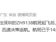 
          
            突发！深圳航空一架飞机客舱出现烟雾，刚刚通报：已迅速返航并安全落地
        