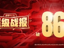 联想双十一大促收官：全网销售额破86亿