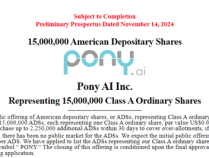 小马智行流血IPO：三年亏损超26亿元 估值较两年前腰斩