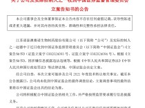 
          
            百亿市值A股公司公告：被证监会立案！
        