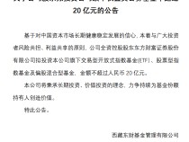 
          
            最多20亿元！东方财富出手，拟“自购”旗下这三类基金
        