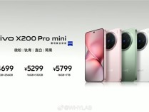 史上最强小屏旗舰登场！vivo X200 Pro mini发布：售价4699元起