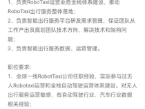 年薪最高近百万！小鹏重金扩充Robotaxi团队：须有全球一线公司任职经验