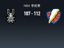 NBA季前赛：雷霆112-107马刺 - 尚帕尼22分难救主