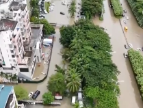 海南多地积极应对台风“潭美”影响 保通保畅保安全