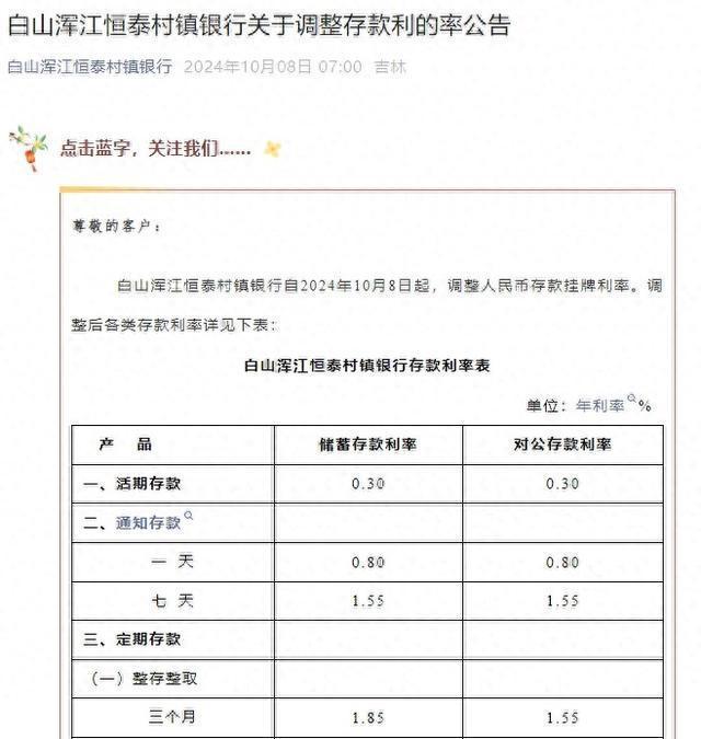 降息风潮之下，又有中小银行下调存款利率