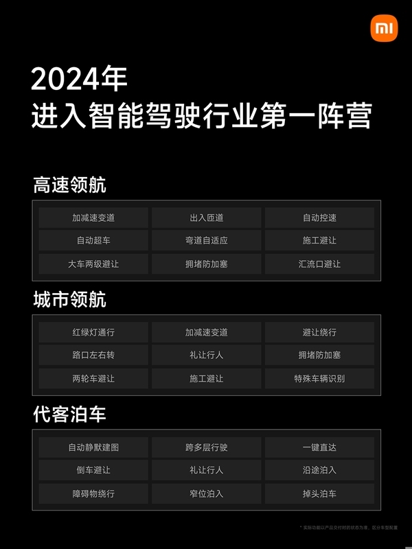 雷军：小米SU7本月冲刺2万辆交付 智驾技术重大突破即将公布