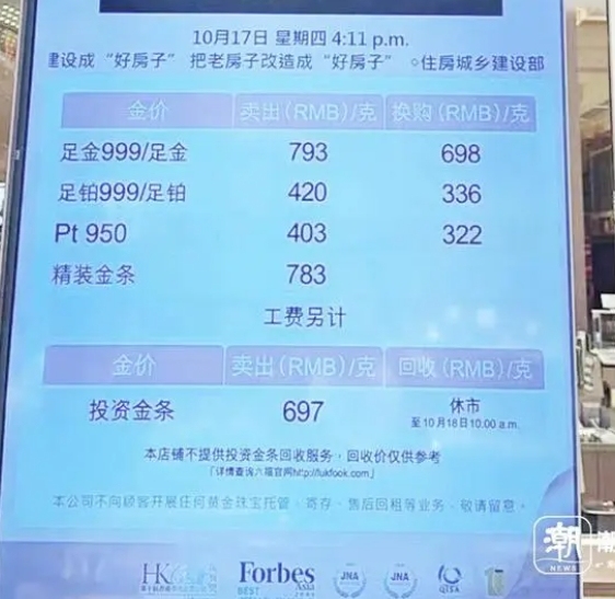 95后女生花180万元买金条