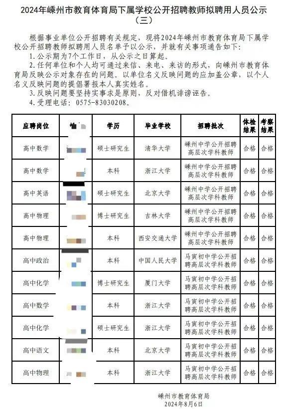 清北博士生入职县级中学房补105万