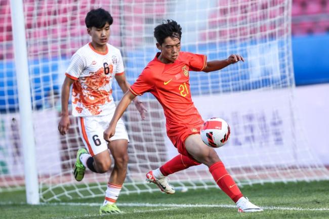 U17亚预赛：中国6-0不丹升小组第一，艾比布拉双响 小角度神仙球